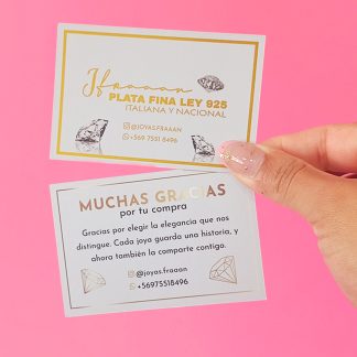 Tarjetas de Agradecimiento