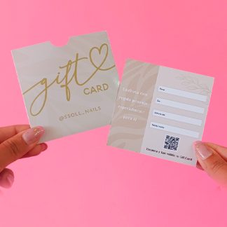 Giftcards con Sobre Modelo #3