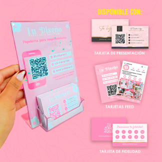 Acrílico Porta tarjetas